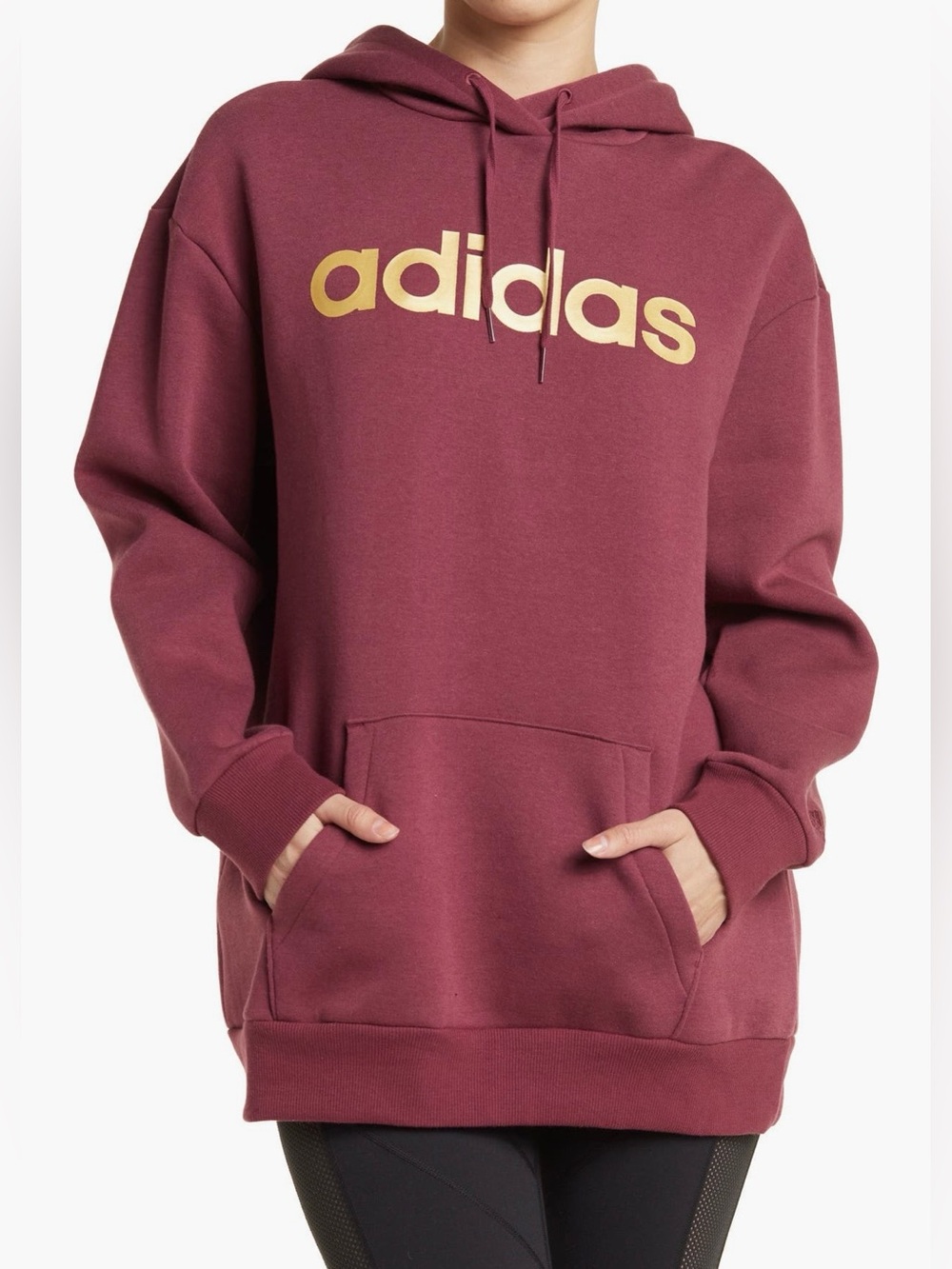 Adidas women’s  Drawstring Logo Hoodie